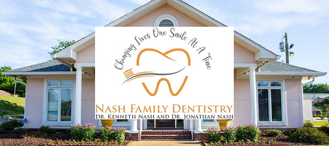 Nash Family Dentistry building with its logo